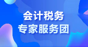 會計稅務(wù)專家服務(wù)團